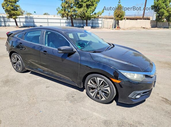 2HGFC1F78GH636894 2016 HONDA CIVIC Black Front right