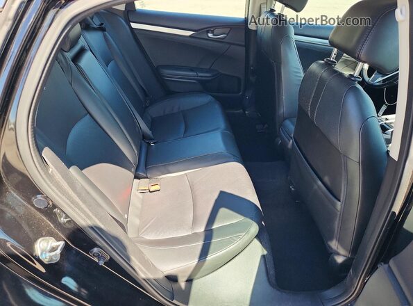 2HGFC1F78GH636894 2016 HONDA CIVIC Black Rear seats view