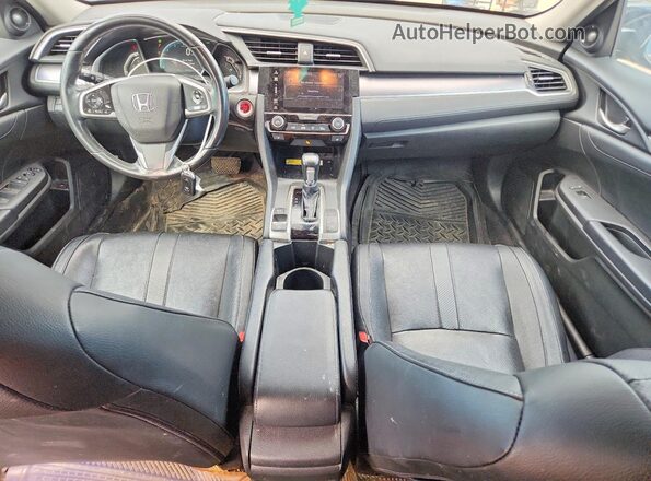 2HGFC1F93JH101545 2018 HONDA CIVIC Black წინა პანელის ხედი