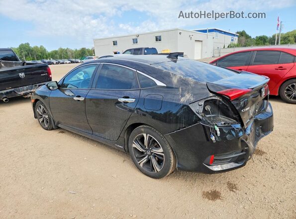 2HGFC1F93JH101545 2018 HONDA CIVIC Black უკანა მარცხენა