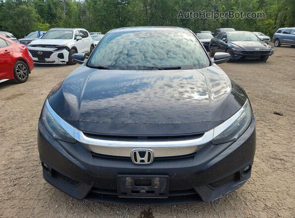 2HGFC1F93JH101545 2018 HONDA CIVIC Black წინა ხედი