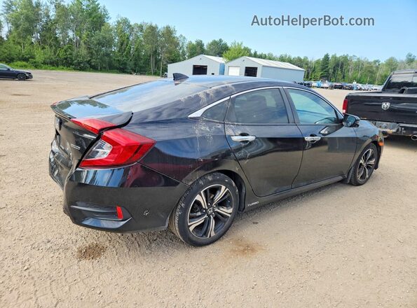 2HGFC1F93JH101545 2018 HONDA CIVIC Black უკანა მარჯვენა