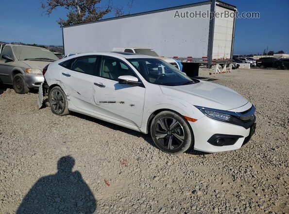 2HGFC1F94GH635937 2016 HONDA CIVIC Белый Передняя правая четверть