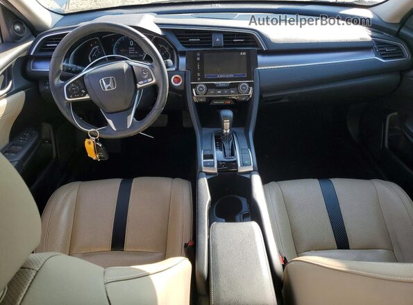 2HGFC1F94GH635937 2016 HONDA CIVIC Белый Вид панели приборов