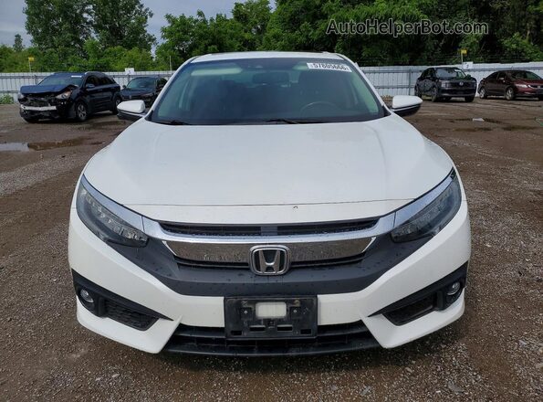 2HGFC1F97JH104092 2018 HONDA CIVIC White Вид спереду