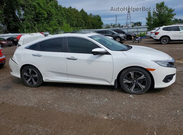 2HGFC1F97JH104092 2018 HONDA CIVIC White Передня права чверть