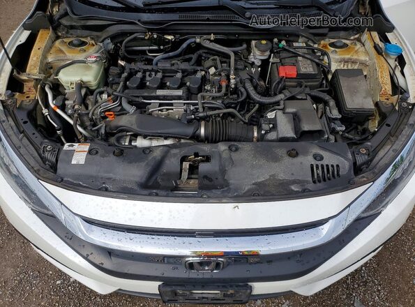 2HGFC1F97JH104092 2018 HONDA CIVIC White Вид задньої частини салону