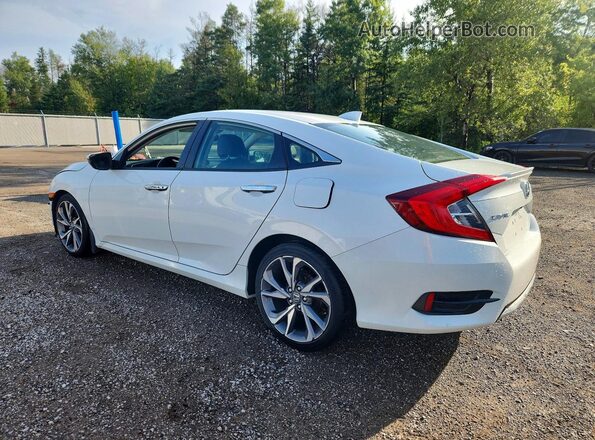 2HGFC1F97KH101937 2019 HONDA CIVIC Белый Задняя левая четверть
