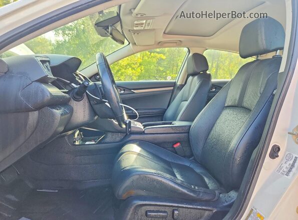 2HGFC1F97KH101937 2019 HONDA CIVIC Белый Вид салона спереди