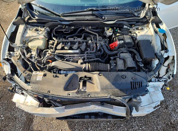 2HGFC1F97KH101937 2019 HONDA CIVIC Белый Вид задней части салона