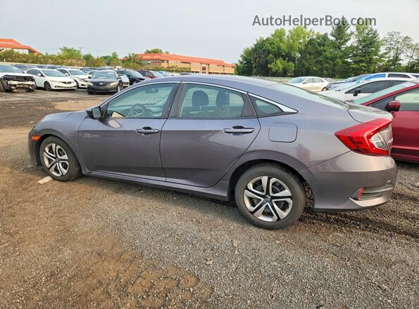 2HGFC2F50GH527222 2016 HONDA CIVIC Серый Задняя левая четверть