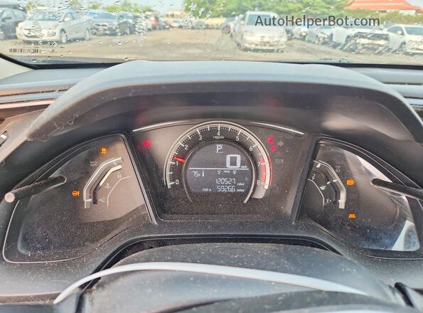 2HGFC2F50GH527222 2016 HONDA CIVIC Серый Вид щитка приборов
