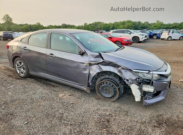 2HGFC2F50GH527222 2016 HONDA CIVIC Серый Передняя правая четверть
