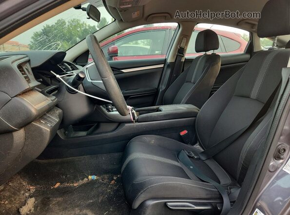 2HGFC2F50GH527222 2016 HONDA CIVIC Серый Вид салона спереди