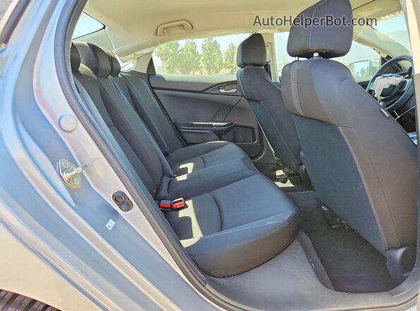 2HGFC2F50GH535398 2016 HONDA CIVIC Silver Rear seats view