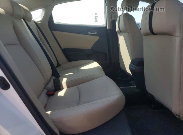 2HGFC2F50GH574265 2016 HONDA CIVIC White Rear seats view