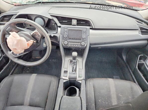 2HGFC2F50JH511593 2018 HONDA CIVIC Red Dashboard view
