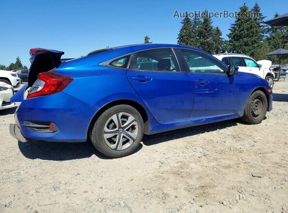 2HGFC2F50JH610270 2018 HONDA CIVIC Blue Հետևի աջ