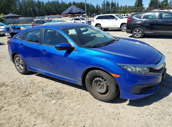 2HGFC2F50JH610270 2018 HONDA CIVIC Blue Առջևի աջ