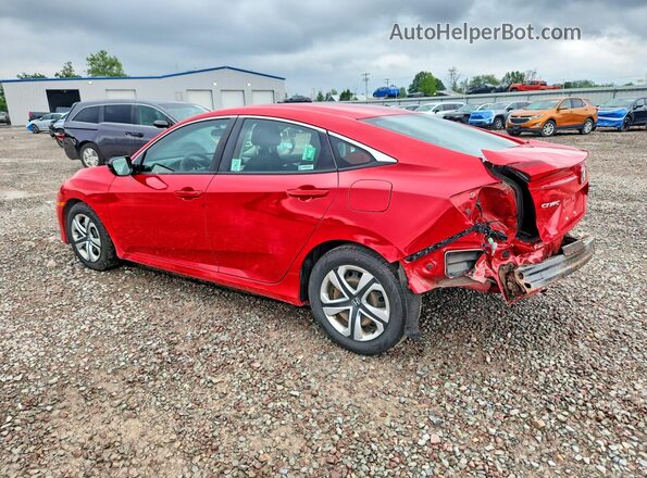 2HGFC2F51HH552955 2017 HONDA CIVIC Red Tył lewy