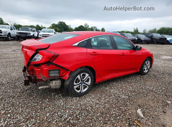 2HGFC2F51HH552955 2017 HONDA CIVIC Red Tył prawy