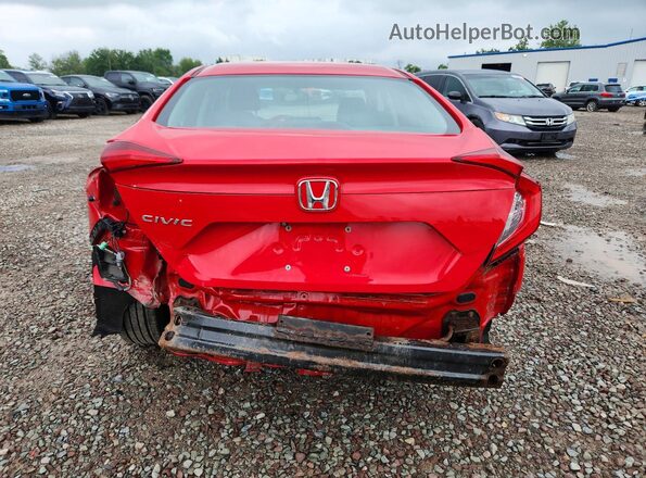 2HGFC2F51HH552955 2017 HONDA CIVIC Red Widok z tyłu