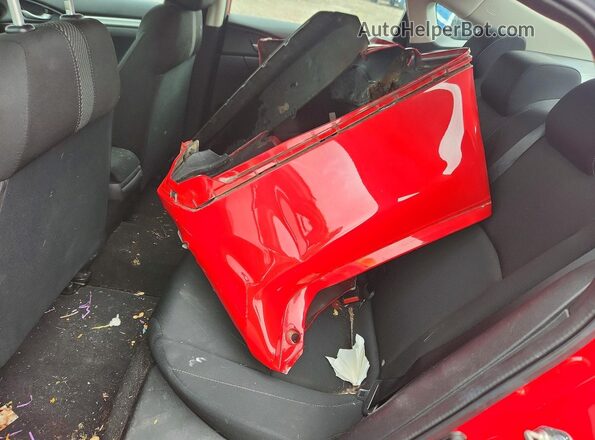 2HGFC2F51HH552955 2017 HONDA CIVIC Red Widok komory silnika