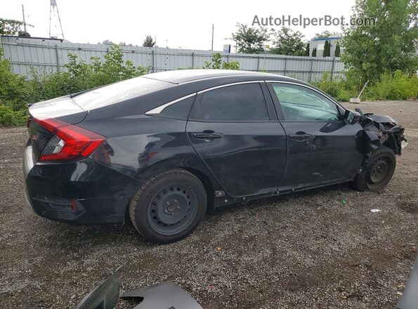 2HGFC2F51KH010052 2019 HONDA CIVIC Black უკანა მარჯვენა