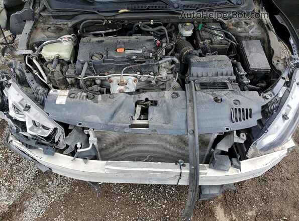 2HGFC2F51KH010052 2019 HONDA CIVIC Black უკანა სალონის ხედი