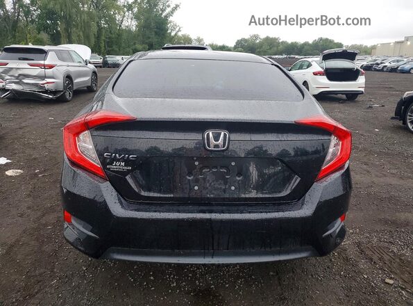 2HGFC2F52GH506792 2016 HONDA CIVIC Black Widok z tyłu