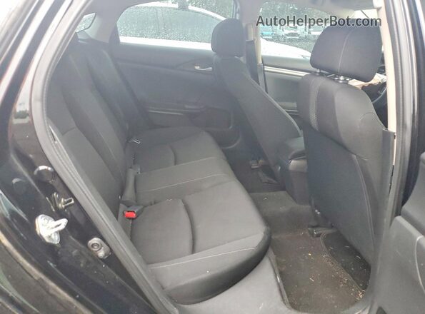 2HGFC2F52GH506792 2016 HONDA CIVIC Black Widok tylnych siedzeń