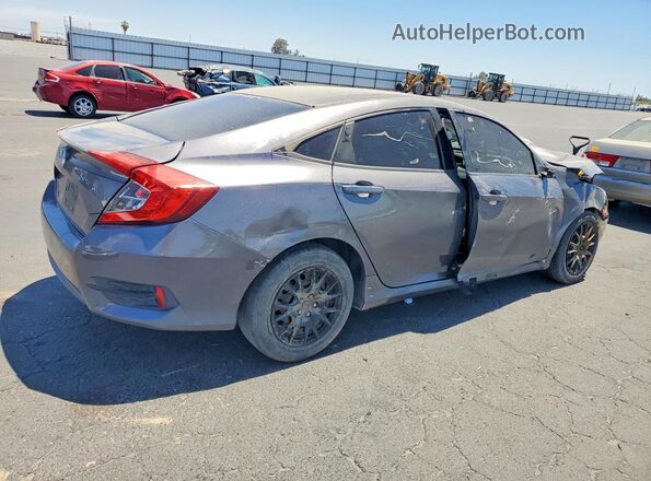 2HGFC2F52HH537641 2017 HONDA CIVIC Gray Trasero derecho