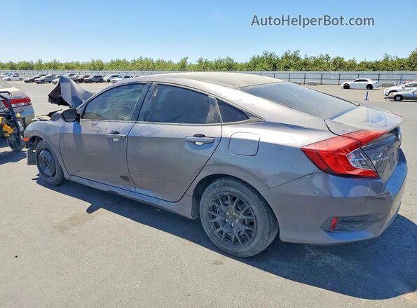 2HGFC2F52HH537641 2017 HONDA CIVIC Gray Trasero izquierdo