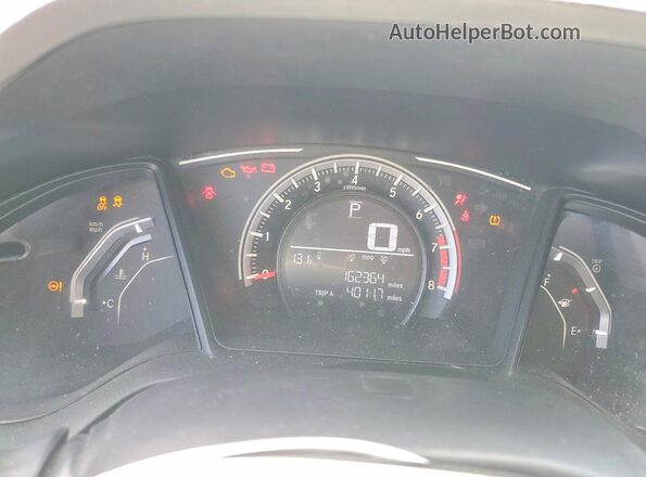 2HGFC2F52HH537641 2017 HONDA CIVIC Gray Vista del cuadro de instrumentos