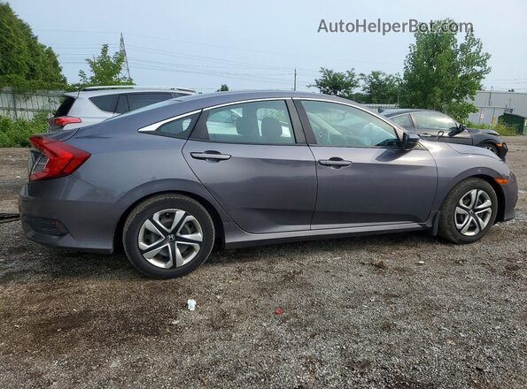 2HGFC2F52JH032950 2018 HONDA CIVIC Gray უკანა მარჯვენა