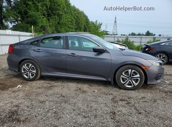 2HGFC2F52JH032950 2018 HONDA CIVIC Gray წინა მარჯვენა