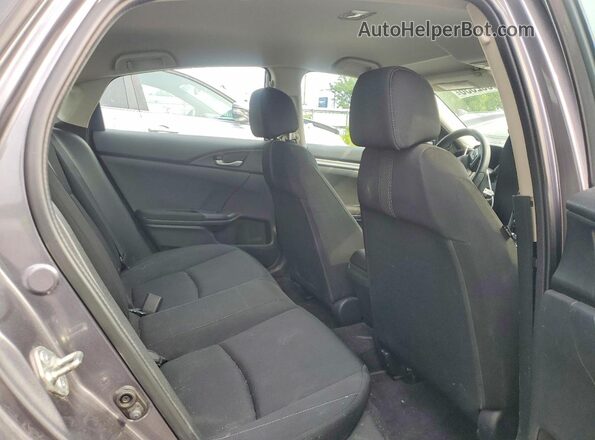 2HGFC2F52JH032950 2018 HONDA CIVIC Gray უკანა სავარძლების ხედი