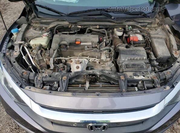 2HGFC2F52JH032950 2018 HONDA CIVIC Gray უკანა სალონის ხედი