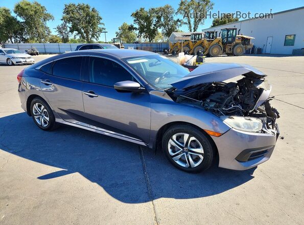 2HGFC2F52JH584576 2018 HONDA CIVIC Charcoal Delantero derecho