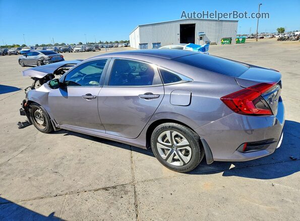 2HGFC2F52JH584576 2018 HONDA CIVIC Charcoal Trasero izquierdo