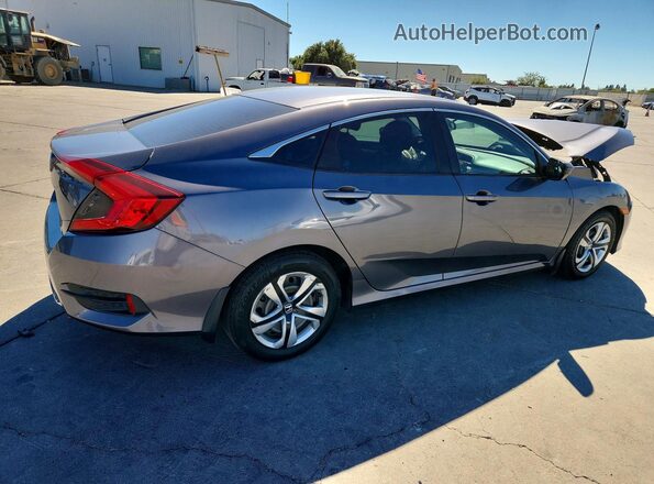 2HGFC2F52JH584576 2018 HONDA CIVIC Charcoal Trasero derecho