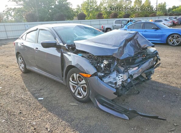 2HGFC2F53HH561169 2017 HONDA CIVIC Gray Առջևի աջ