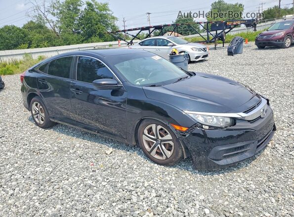 2HGFC2F54GH544797 2016 HONDA CIVIC Black Delantero derecho