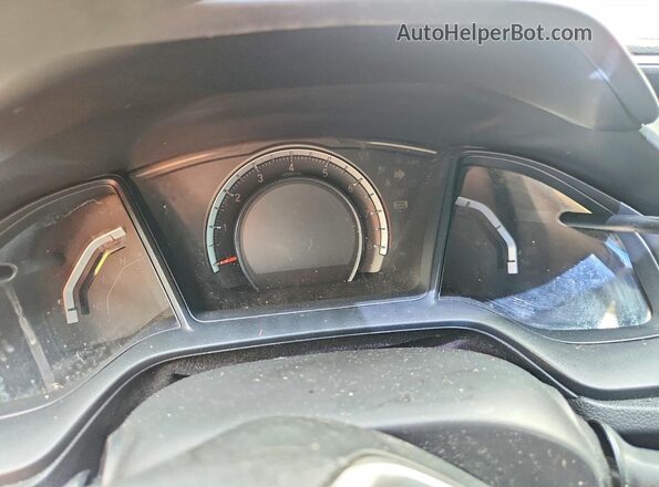 2HGFC2F54GH544797 2016 HONDA CIVIC Black Vista del cuadro de instrumentos