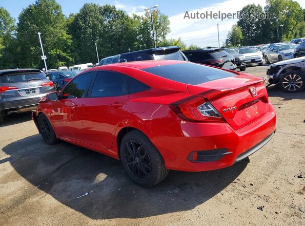 2HGFC2F54GH548428 2016 HONDA CIVIC Red Rear left