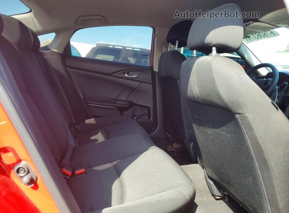 2HGFC2F54GH548428 2016 HONDA CIVIC Red Rear seats view