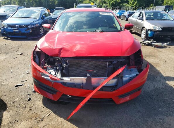 2HGFC2F54GH548428 2016 HONDA CIVIC Red Front view