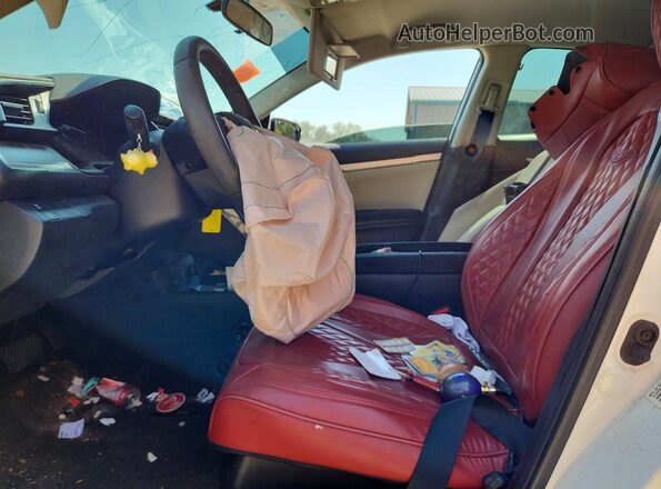 2HGFC2F55JH570235 2018 HONDA CIVIC White Front interior view