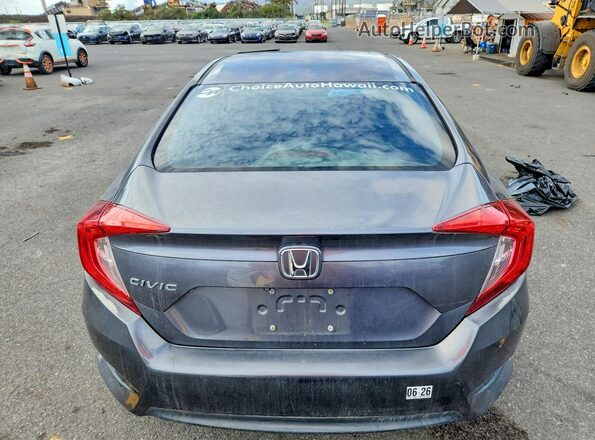 2HGFC2F56GH503720 2016 HONDA CIVIC Gray Widok z tyłu