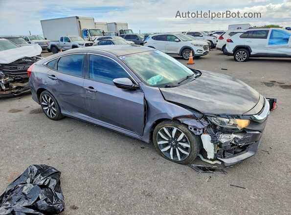 2HGFC2F56GH503720 2016 HONDA CIVIC Gray Przód prawy